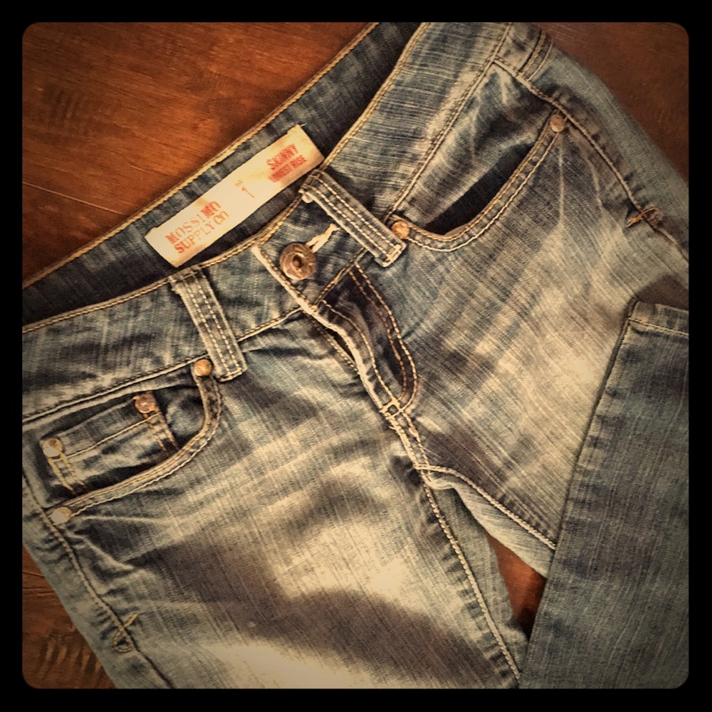 ❤️ Mossimo Skinny Lowest Rise Jeans Size 1‎